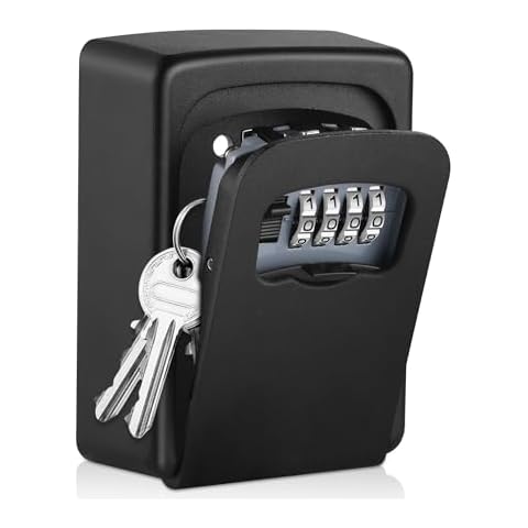 AMMIY 4-Digit Weatherproof Key Lock Box Cover