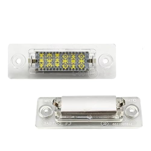 Luces LED para matrícula de VW Golf sin error en panel de 12V automotriz