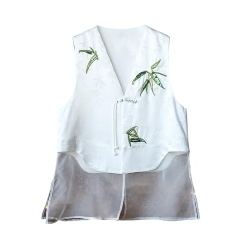 Camiseta de seda auténtica negra con bordado tradicional y organza de alta costura