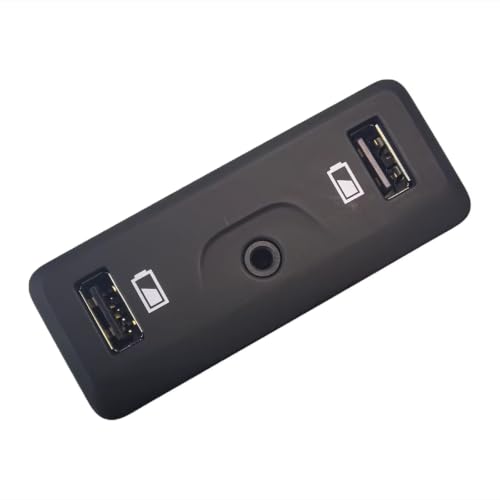 Conector coche USB 280237580R con doble puerto de datos compatible con Kadjar 3