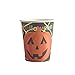Dasongff Juego de vajilla desechable de Halloween, vasos de papel para fiesta de cumpleaños, decoración de papel para niños, accesorios de fiesta temática