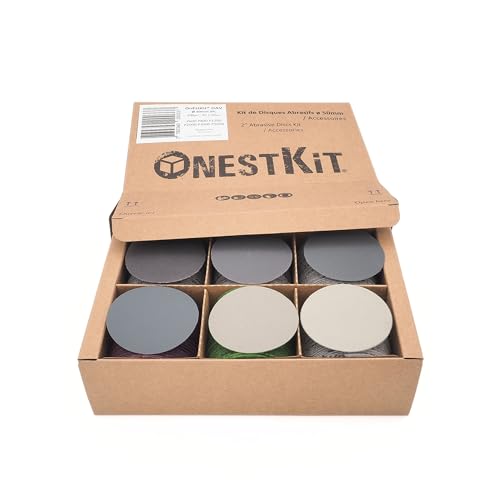 Effacer les rayures sur plastique et verre grâce au coffret de disques abrasifs Ø 50mm ultra fins