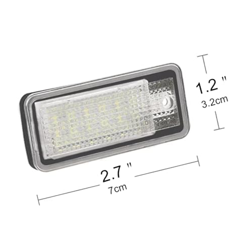Piloto de matrícula contra fallos de ITV para Audi A4 S4 B7 pack de dos luces traseras 5