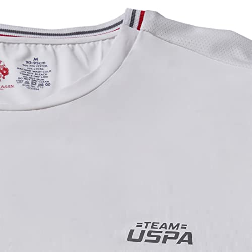Image of U.S. Polo ASSN. Men Reflective Logo Polyester Spandex I715 Regular Fit T-Shirt - Pack of 1