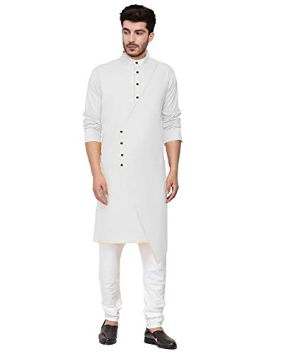 Image of OS Mens Kurta Pyjama Set with The Cross Arrow Classic Look PARRTEN with 14 Colour VARITION and 100% Cotton (Royal Look, Wedding, Party, Birthday,)
