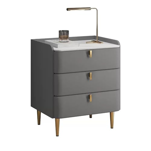 HJYBFA - Mesita de Noche con 3 cajones, Organizador Compacto para Dormitorio y Sala de Estar, Ideal para almacenar Cosas.
