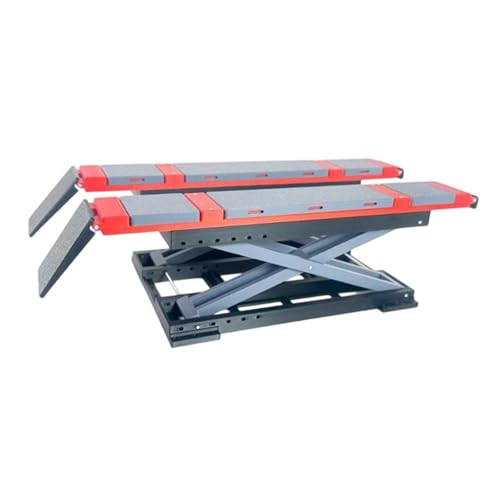 Fiocias Pont élévateur pour Voiture à L'échelle 1/18, élévateur à Ciseaux D'atelier, Pont élévateur pour Diorama