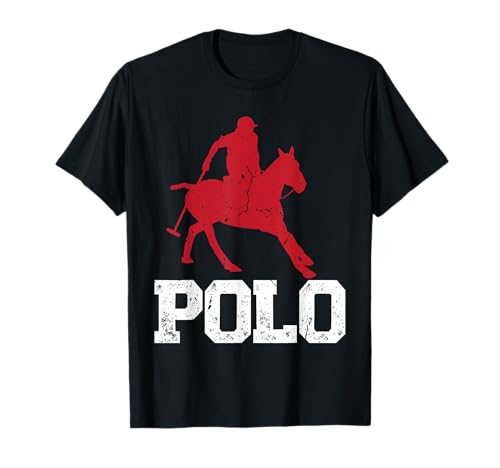 Polo Players Horseback Riding Horse Equestrian Sports T-Shirt