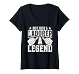 Photo Gallery donna funny profession quote laborer maglietta con collo a v Photo Gallery donna funny profession quote laborer maglietta con collo a v