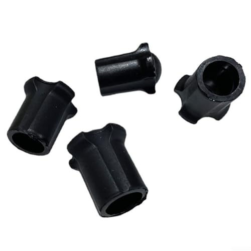Vibsky Gummifüße für Campingstühle, Klappstühle und Tische – 4er-Pack, 13 mm Innendurchmesser(Rot)