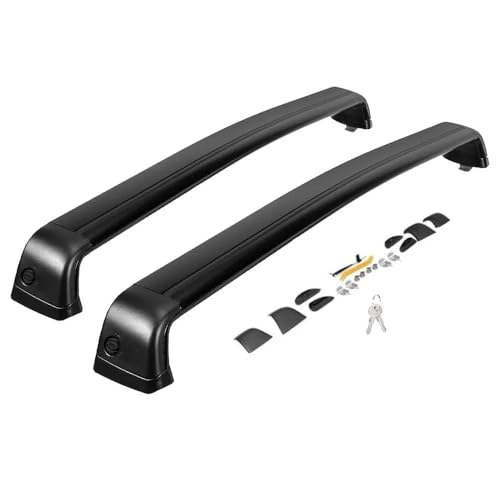 Barres de toit transversales en aluminium pour Tesla Model Y et Juniper 2020-2025 verrouillables