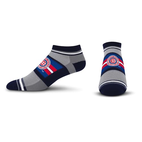 For Bare Feet MiLB SOUTH BEND CUBS Streak No Show Sock Team Colors Large