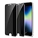 [2 Pack] iPhone 6 6s 7 8 Privacy Screen Protector, GPROVA [Anti Spy][Anti-Glare][Anti-Fingerprint][Anti-Scratch] No Bubble Ballistic Tempered Glass HD 2.5D Curve Edge Screen Protector 4.7"