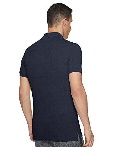 Image of Sporto Men's Plain Regular fit (Polo#625 Dk Moonlight Blue X-Large)