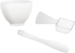 Beavorty 1 Conjunto De Copo De Medição De Silicone Tigela De Medição DIY Tigela De Máscara Facial Máscara De Silicone Bastão De Máscara Facial Bastão De Máscara Facial Ferramenta De Copo