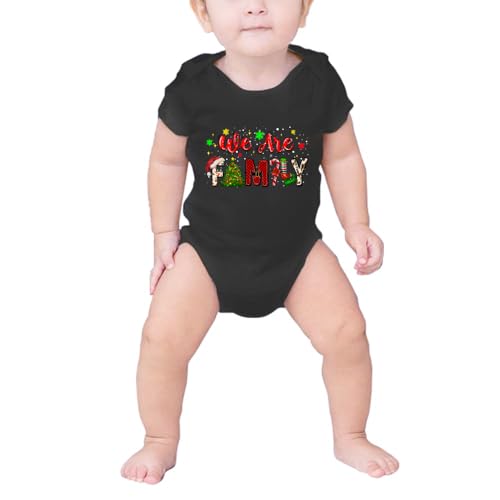 Image of Merry Christmas Family Shirts Plus Size Tops Couple Outfit Tee Parent-Child Short Sleeves Christmas Top