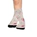 susiyo Whimsical Pink Accent Flower Hiking Socks Boy Girls - Cushioned Crew Socks for Kids Soft, Breathable & Seamless Toe for All-Day Comfort