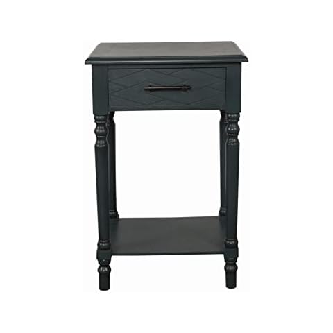 Decor therapy Anthony One Drawer Side Table, Antique Navy Cover