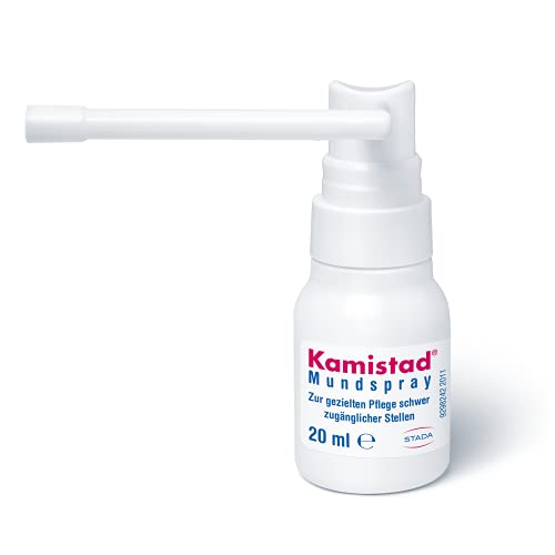 Kamistad Mundspray - beruhigendes Spray bei einem gestressten Mund- und Rachenraum - zur gezielten Pflege schwer zugänglicher Stellen - 1 x 20 ml – Bild 3