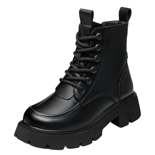 Genérico Botas Camperas Mujer Botas MontañA Mujer Hiking Boot Warm Shoes Outdoor Ski Boots Thickening Botas Camperas Botas Descanso Nieve Mujer (Black, 39)