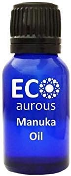 Manuka Oil 100% Natural, Organic, Vegan & Cruelty Free Manuka Essential Oil | Pure Manuka Oil By Eco Aurous (0.33 OZ, 10 ML)