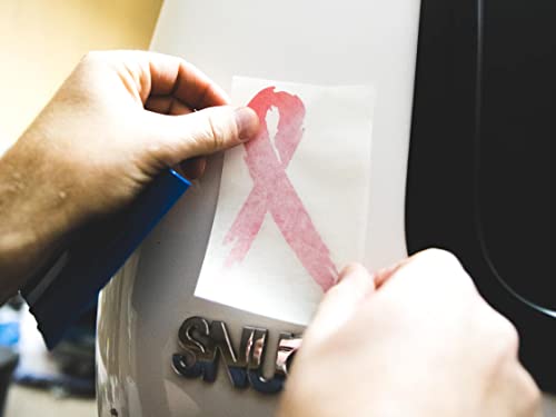 Breast Cancer Pink Ribbon Vinyl Decal Sticker 100% Waterproof #TOP4
