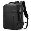 HOMIEE Sac à Dos Cabine 40L Imperméable Expansible pour 15,6″ Ordinateur Portable, Sac a Dos Cabine Avion Antivol avec Port de Charge USB, Sac à Dos Bagages de Voyage Homme & Femme