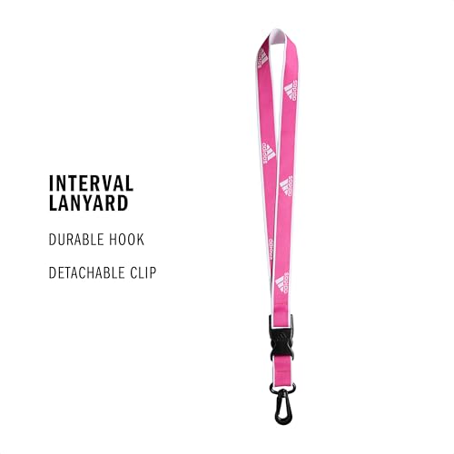 Image of adidas Unisex Adult Lanyard for Keys, ID Badge Holder, Keychain with Breakaway Buckle