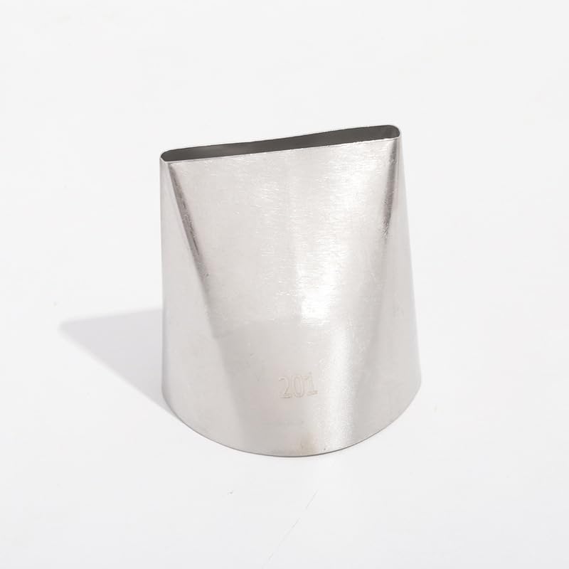 Silver Cake Icer Tips Large Decorating Icing Tips, Crumb Coat Piping Tips for Cake Decorating, Decorating Tools, Icing and Piping Tips (#201)