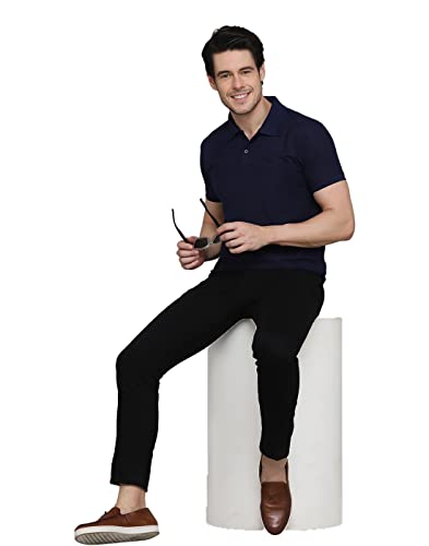 Image of INKKR Men's Regular Fit Polo Neck Half Sleeve Multicolor T-Shirts Combo