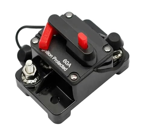 Disyuntor fusible de reinicio para coche y barco 12V 48V DC impermeable de 30A a 300A