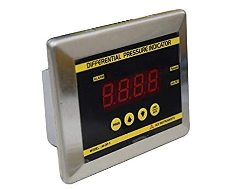 High Accuracy Digital Differential Pressure Indicator AI-DP1 for Pharmaceuticals Clean Rooms, HVAC, Range : -50.0 to +50.0 mm.WC,Along with Calibration Certificate