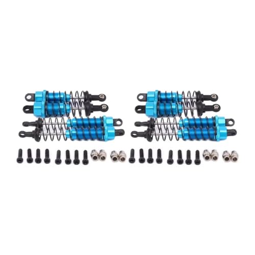 Amortisseur Wltoys 12428 12423 en métal bleu pour voiture RC 1/12