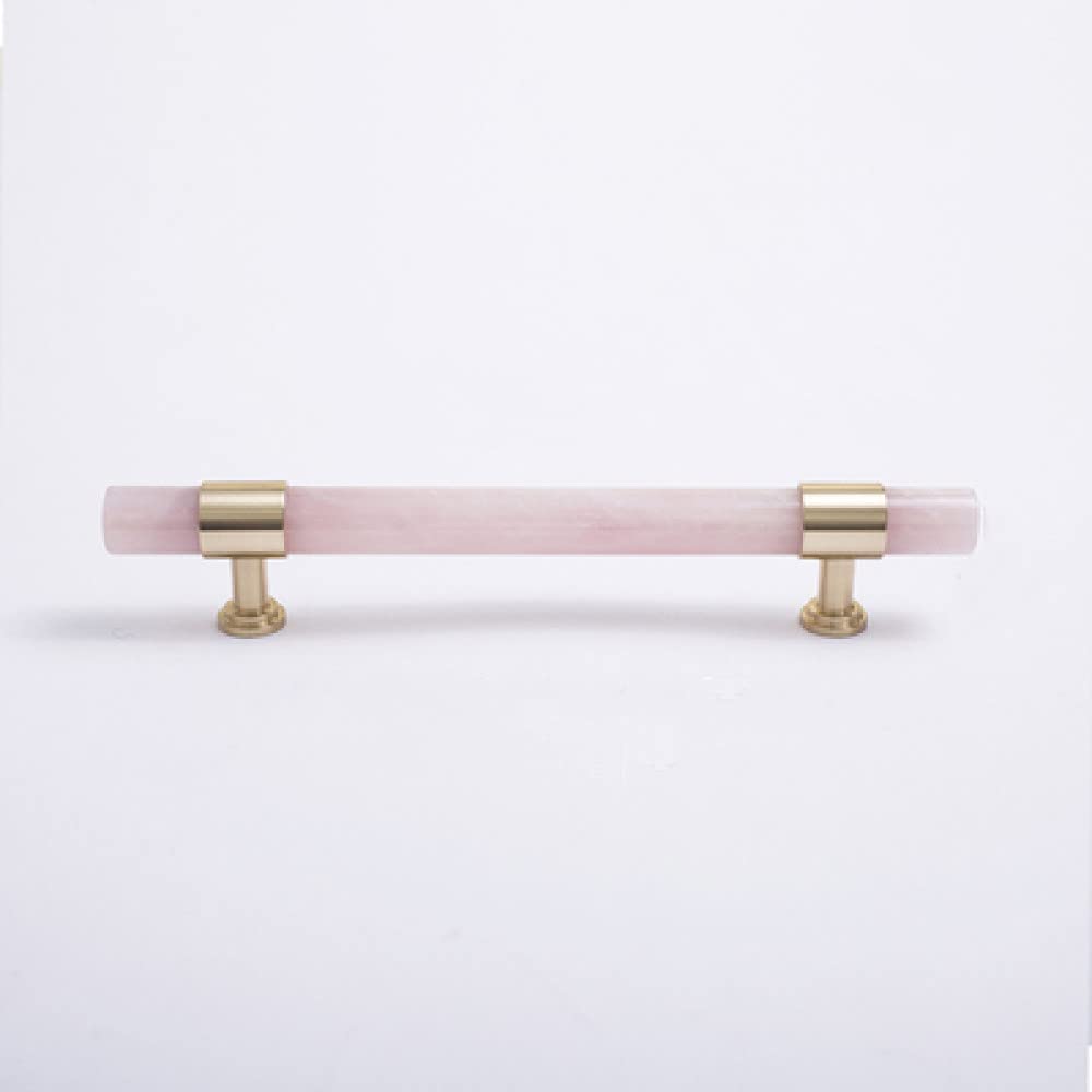 Boutons de meuble en cristal rose T Bar pour relooker une commode