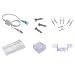 Shine Decor LED Strip Lights Accessories, Includes Power Cord & End Cap & Heat Shrink Tube & Pin.