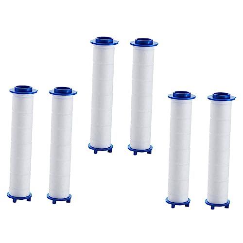HEMOTON 6Pcs Replacement Shower Head Filter Filtering Tool for Easy Installation Durable Water Filtration Compatible with Shower Heads