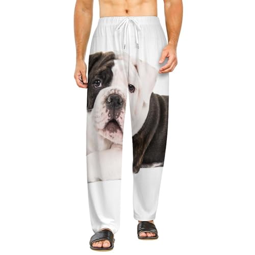 Pantalon de détente bouledogue pour femme : le bas de pyjama long idéal pour vos week-ends