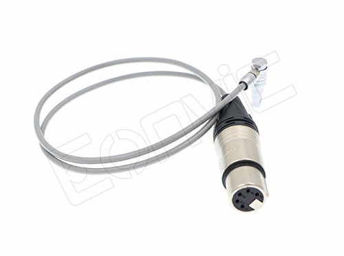 Cable premium de audio 5 pines a XLR ángulo recto para Arri Alexa Mini 3