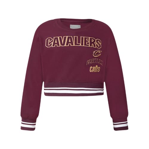 Image of Pro Standard Big Girls NBA Retro Classics Fleece Crewneck Sweatshirt