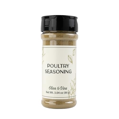 Olive & Vine Poultry Seasoning Savory Blend For Roasts & Stuffing Rich Tradition Authentic Taste For Global Recipes (3.04 Ounce)