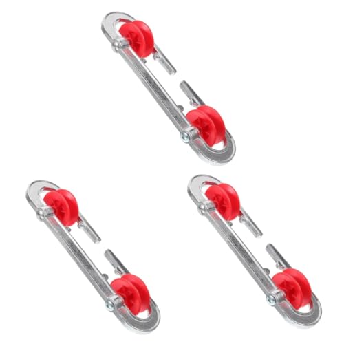 FONDOTIN 3pcs Metal Clothesline Separator Heavy Duty Spreader for Efficient Clothes Management and Convenient Tool for Home Use Versatile Rope Separator for Laundry and Outdoor Drying