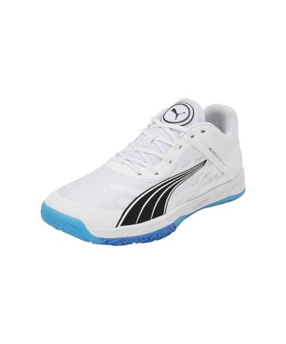 PUMA(???) Men's Shoes Soccer Cleats, Puma White/Blue Maging (02), 22.0 cm