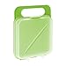 Tatay Porta Sandwich y Alimentos, Libre de BPA, Reutilizables, Apto Lavavajillas y Microondas, Congelacion hasta -40º, 1 Unidad, Color Verde (Lima), Medidas 14 x 4 x 18 cm