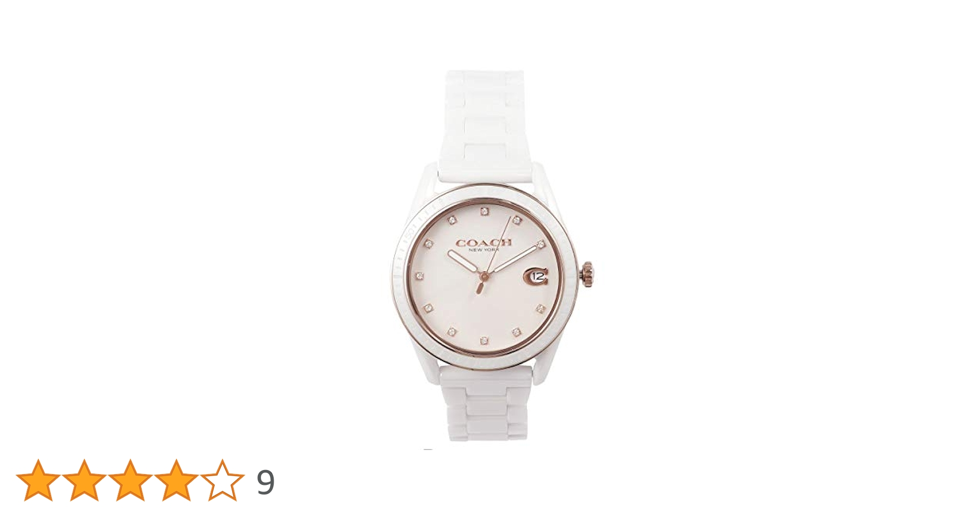 COACH アナログ腕時計 ホワイト COACH コーチレディース腕時計 ホワイト