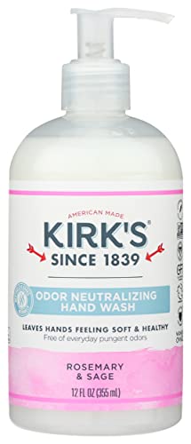 Kirk's Liquid Hand Soap Odor Neutralizing Rosemary and Sage, Non GMO, Natural Formula, Free of Sulfates, Parabens Free, 12 Fluid Ounce (Pack of 1) image 2