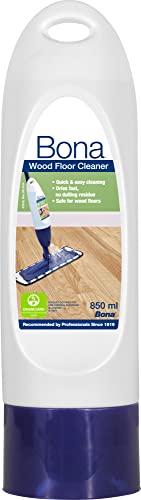 Bona Wood Floor Cleaner - 850ml Original Spray Mop Cartridge, Clear