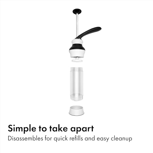 OXO Good Grips 14-Piece Cookie Press Set, Cookie Press with 12 Stainless Steel Disks and Storage Case, Holiday Baking and Everyday Treats, Essential Baking Supplies by OXO - Image 2