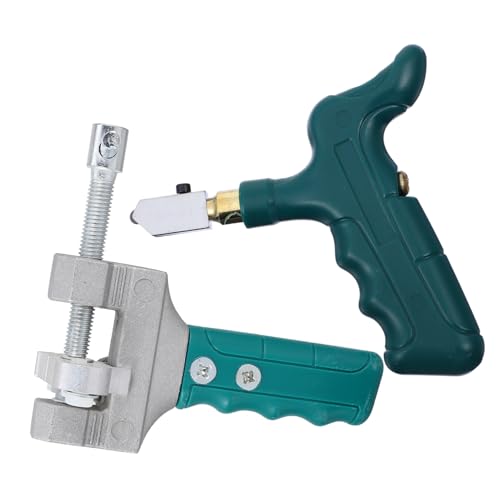 KONTONTY 1 Set Tile Opening Circle Mirrors Car Decor Key Covers Tile Cutting Tools Kit Portable Clothes Dryer Ceramics Tools Cutting Tool for Hand Tools Steel Mosaic Cutter Green Plastic