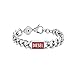 Produktbild Diesel Armband Für Männer Stahl, Länge: 180-195mm, Breite: 12mm, Höhe: 4.3mm Silber Edelstahlarmband, DX1371040
