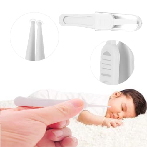 3 Pcs Baby Nose Tweezers, Nose Cleaning Tweezers, Nose Cleaning Tools, Gentle and Safe